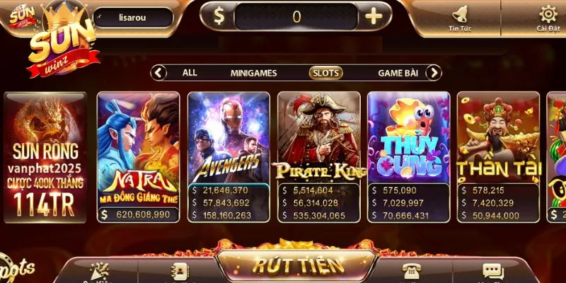 Giới thiệu chung về trò Slot 5 cuộn tại Sunwin